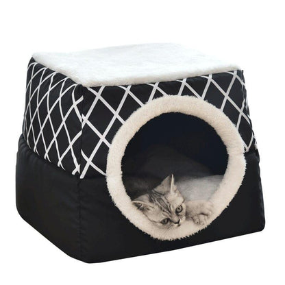 Soft Cave Bed Pet Pet Store Gifts Black XL 
